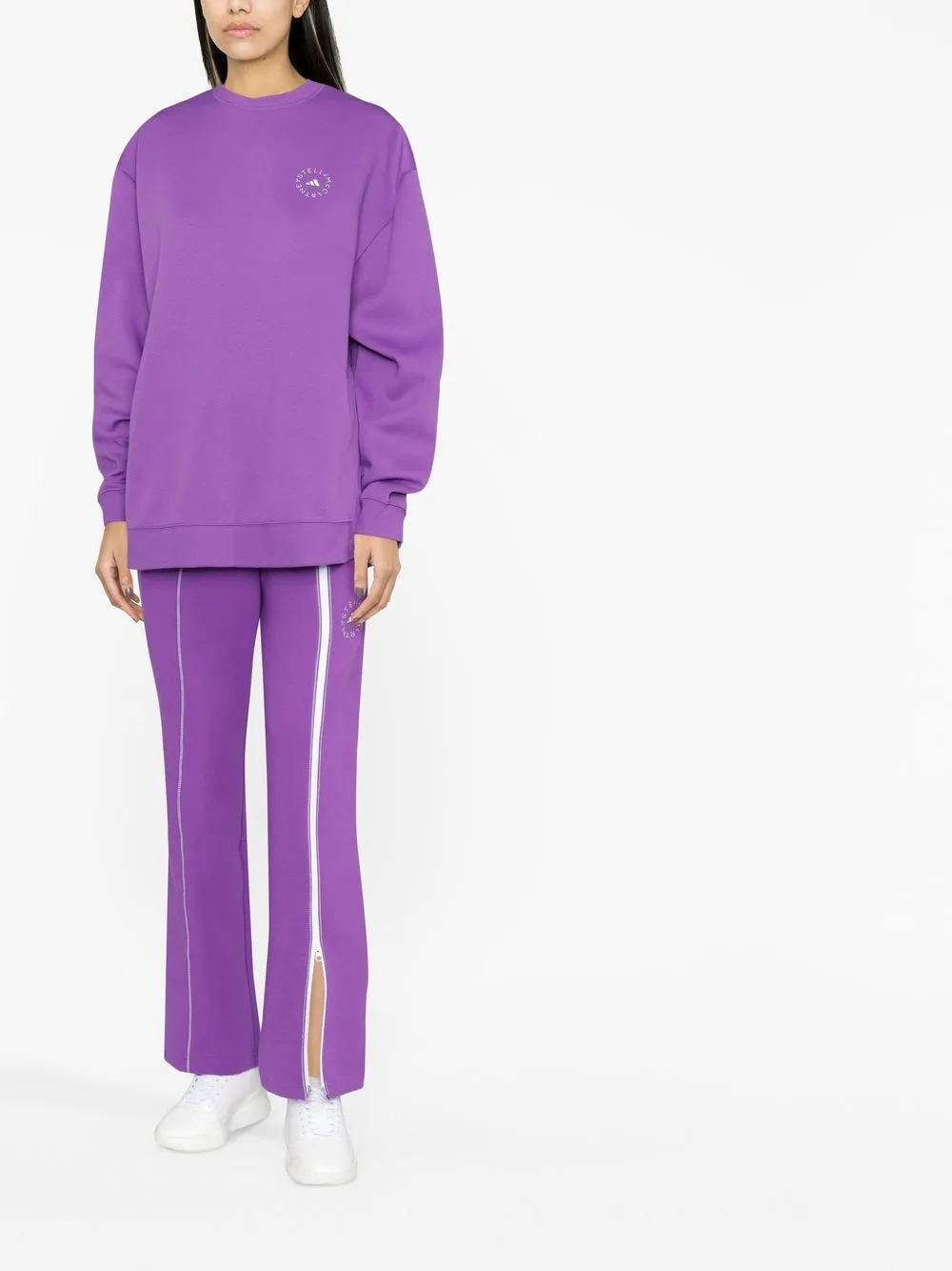 adidas by Stella McCartney Trainingsbroek met rits - Paars