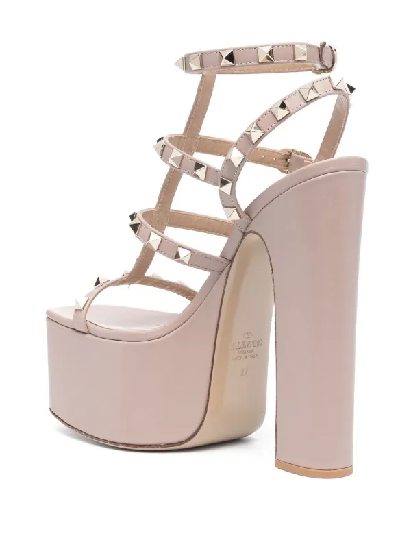 Valentino Garavani Rockstud Platform Sandals Farfetch