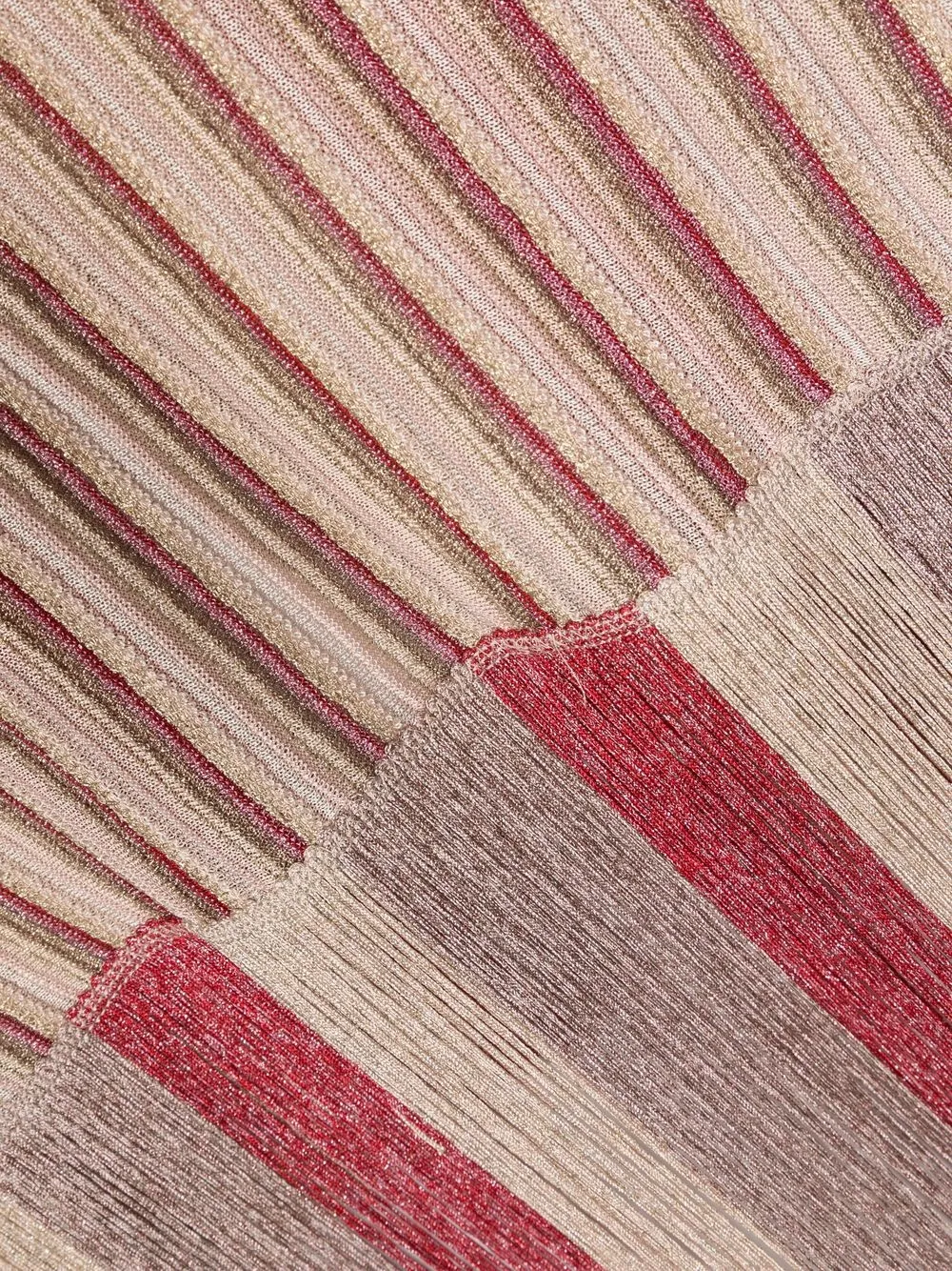 Missoni Sjaal met metallic streep - Beige