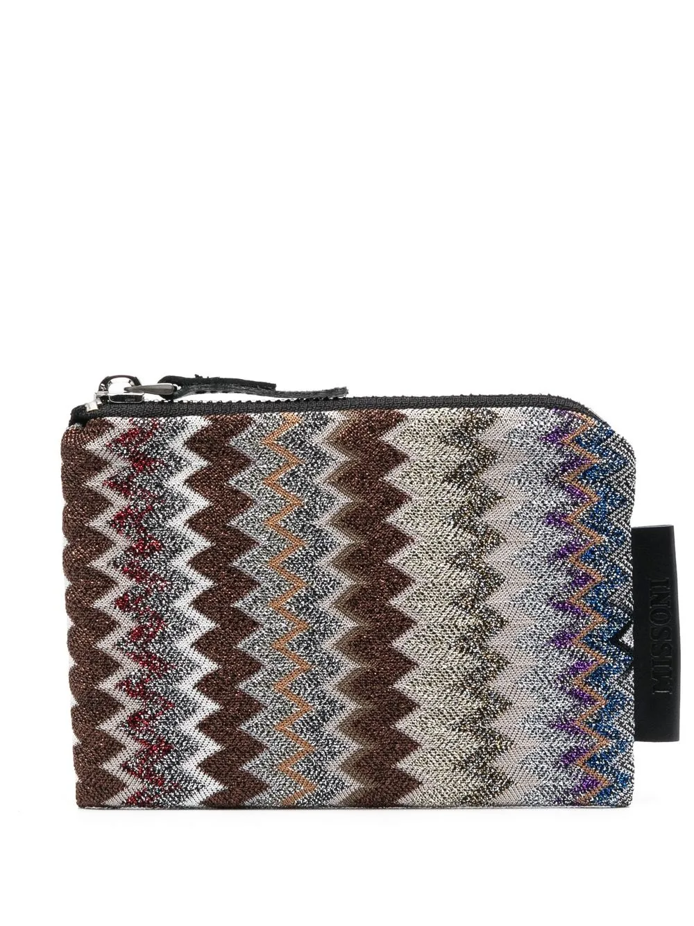 

Missoni zig-zag zip-up wallet - Brown