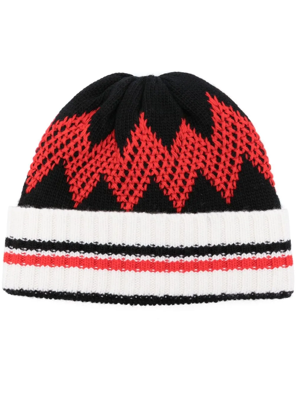

Missoni zigzag twin-tipped wool beanie - Black