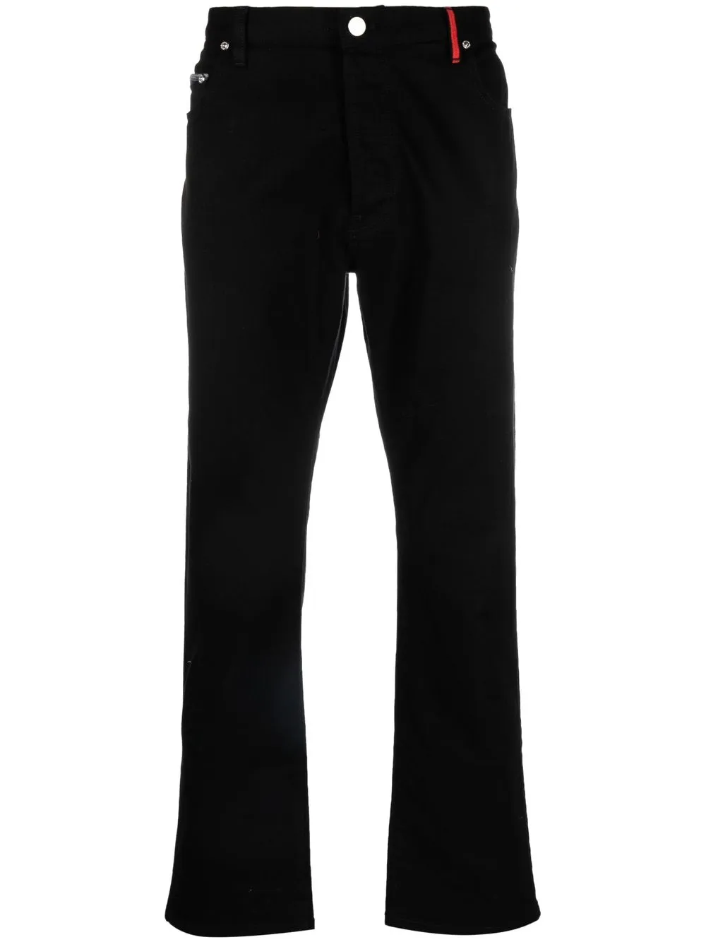 

Missoni zigzag-detail straight-leg jeans - Black