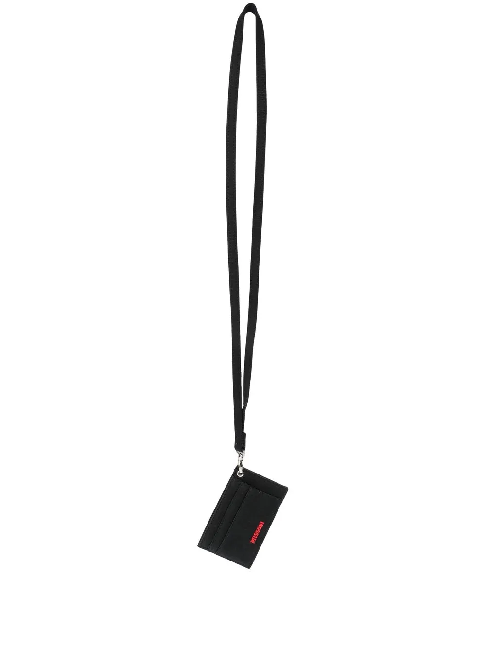 

Missoni faded-stripe lanyard cardholder - Black