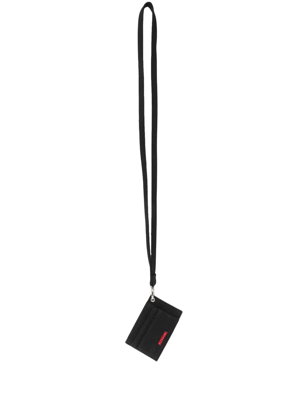 

Missoni tarjetero con cinta para el cuello - Negro