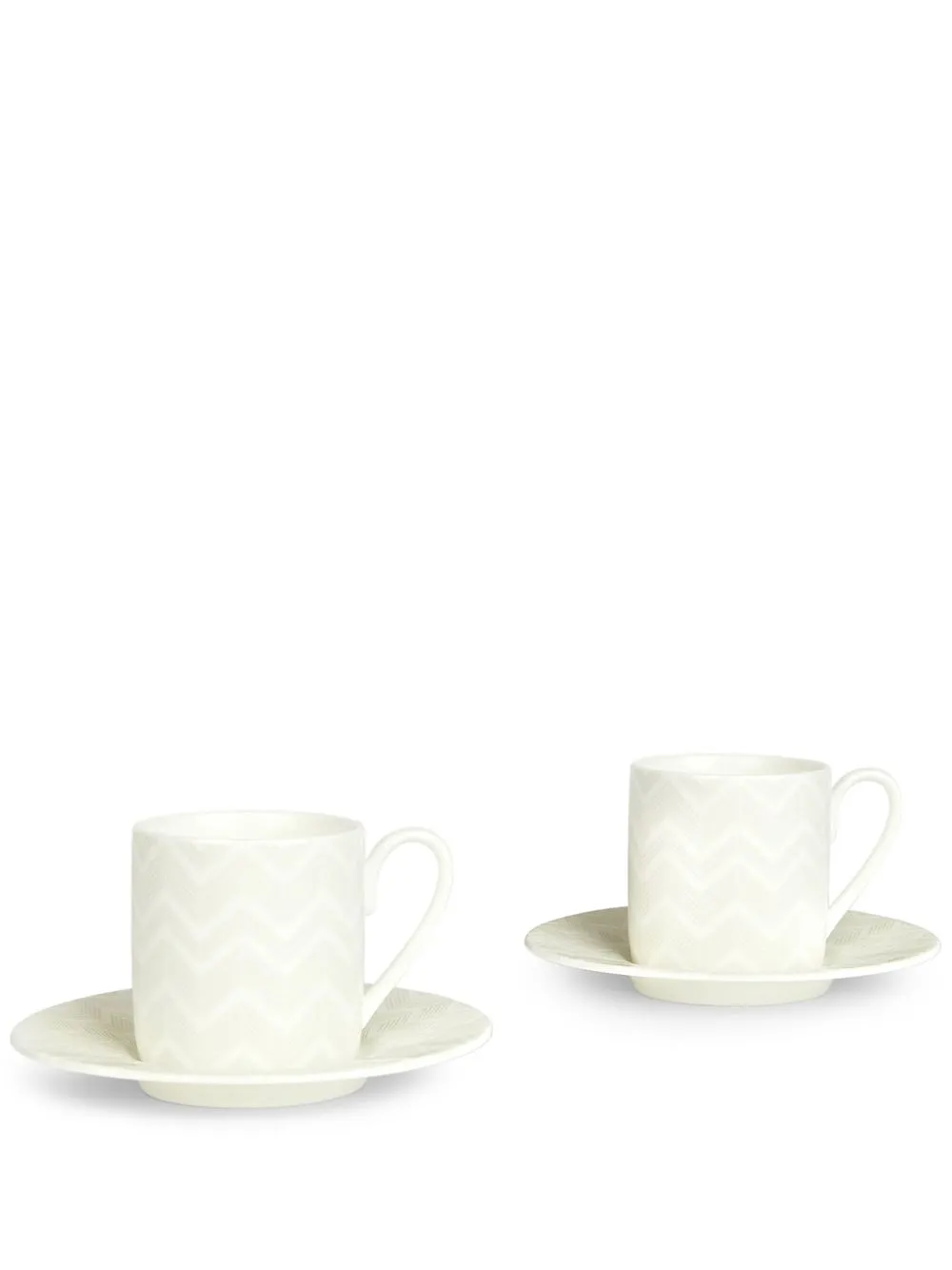 

Missoni Home Zig Zag coffe cup set - White