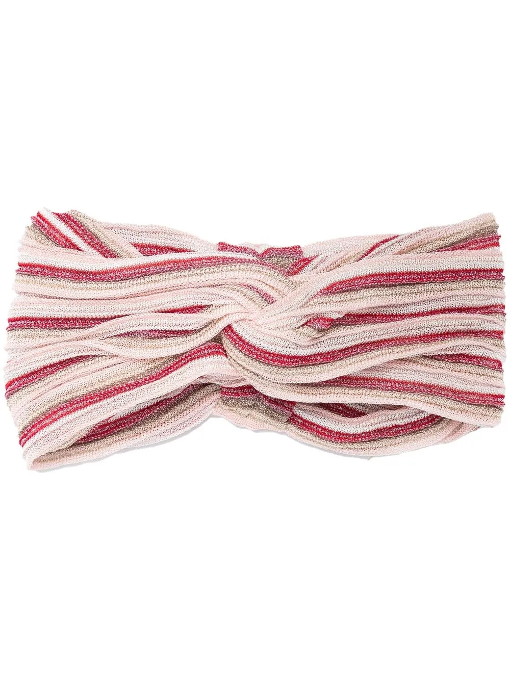 

Missoni glitter-stripe hair wrap - Pink