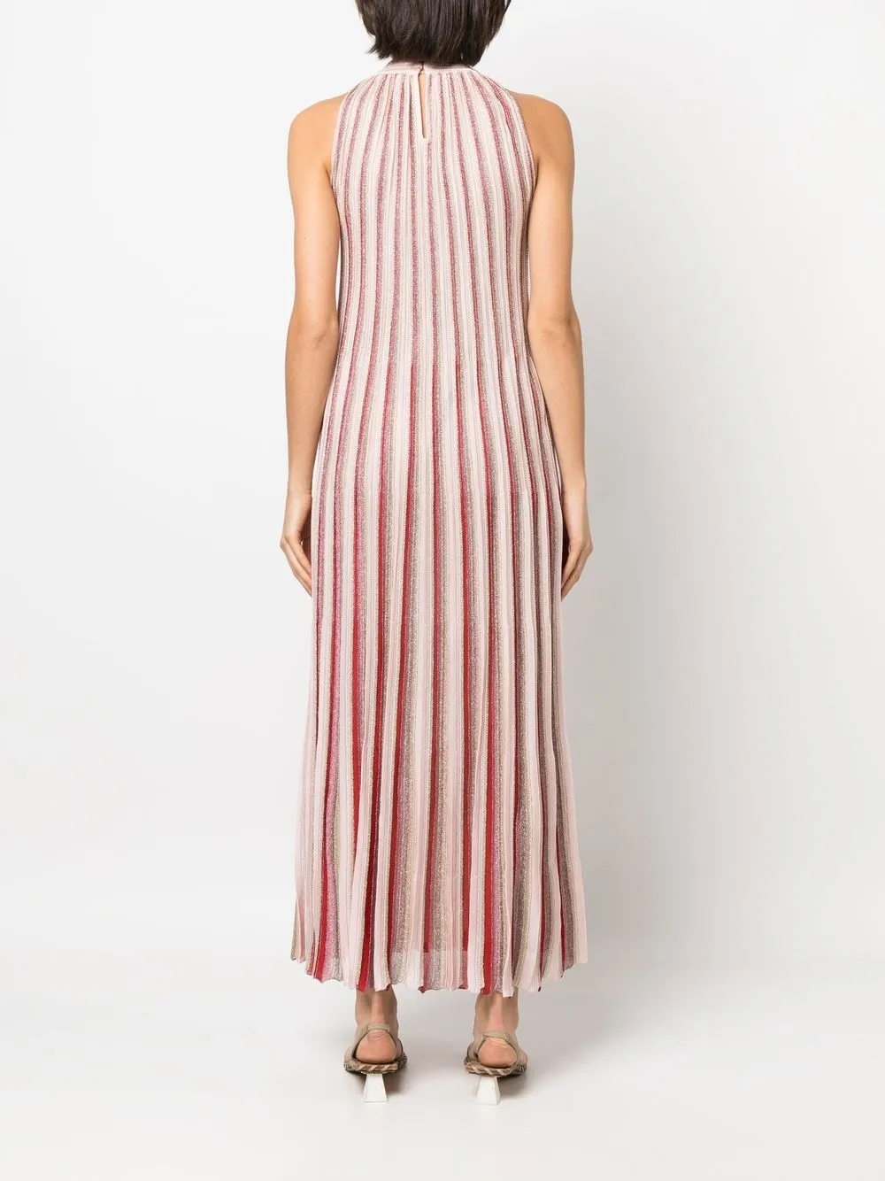 Missoni Robe Longue En Maille Métallisée Farfetch