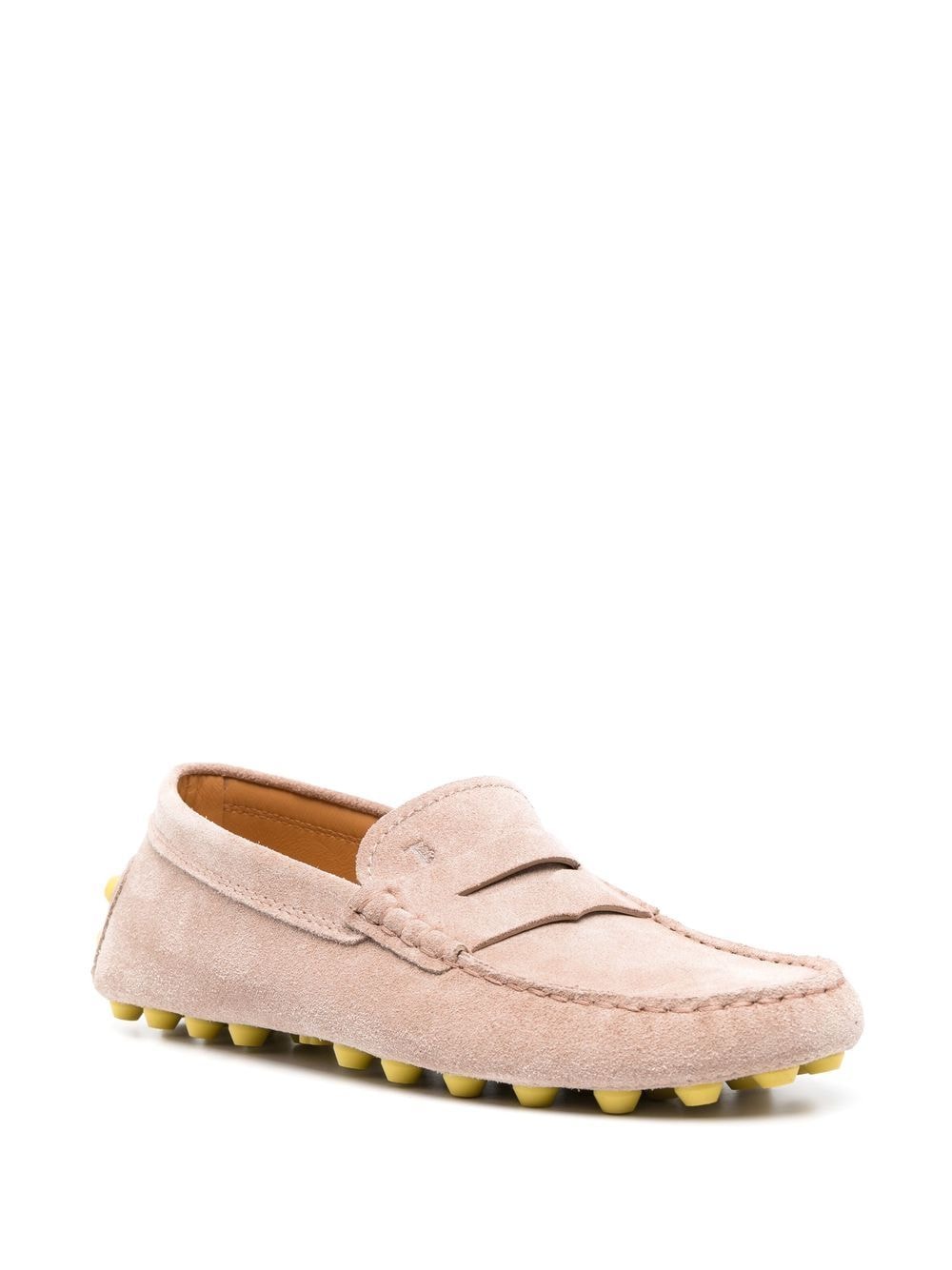 Shop Tod's Gommino Suede Driving Shoes In Neutrals
