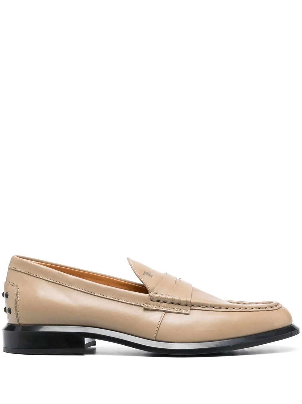 

Tod's leather penny loafers - Neutrals