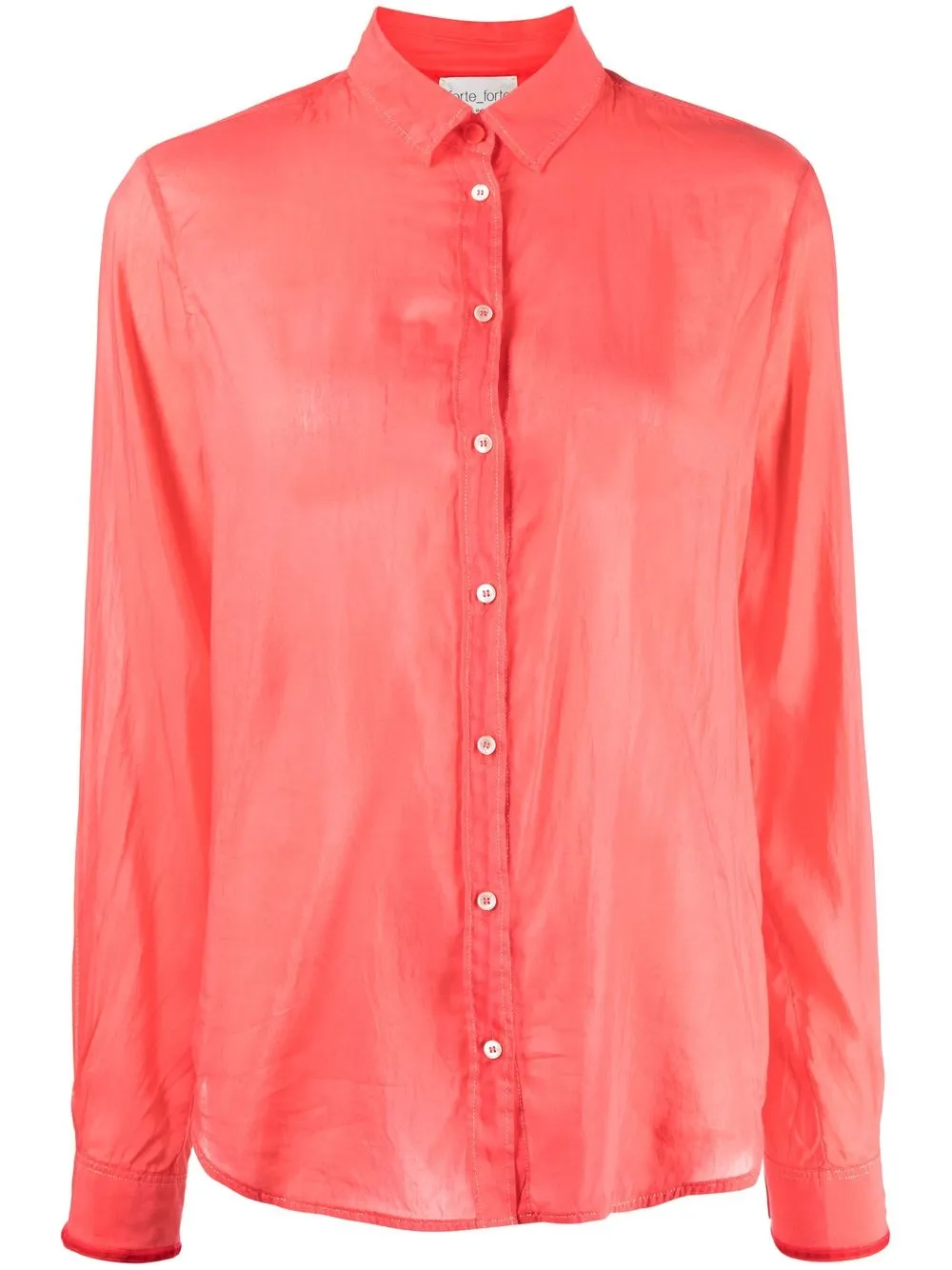 

Forte Forte cotton-silk shirt - Red