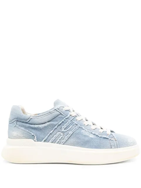 Hogan Jeans-Sneakers im Distressed-Look