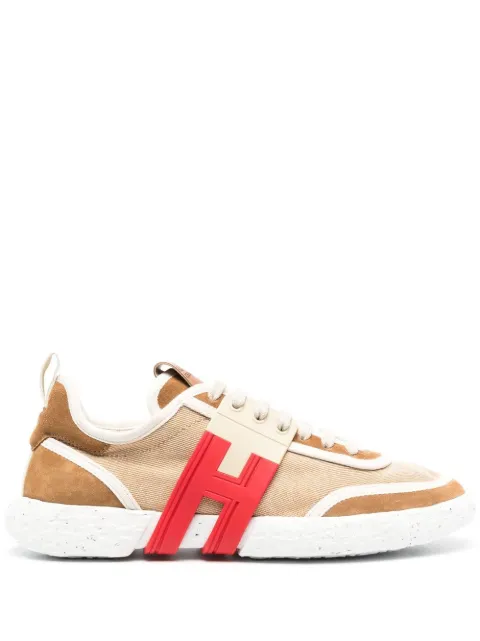 Hogan panelled lace-up sneakers