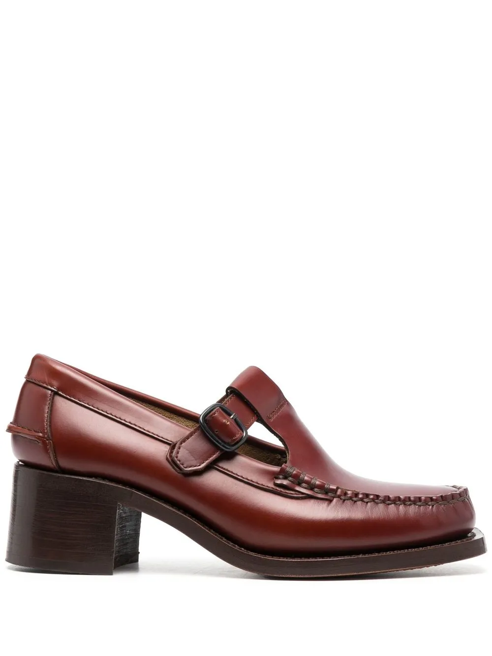 

Hereu block-heel loafers - Brown