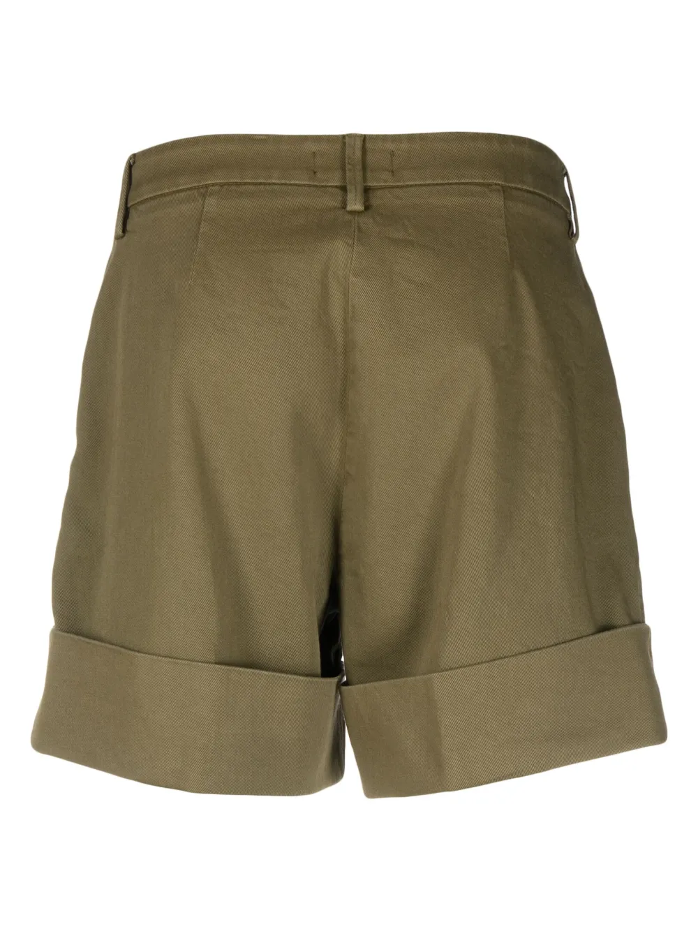 Fay Shorts met opgerolde pijpen - Groen