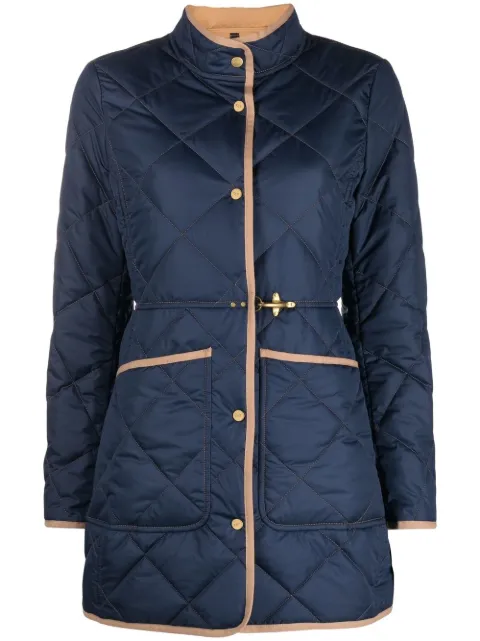 Fay quilted fitted jacket