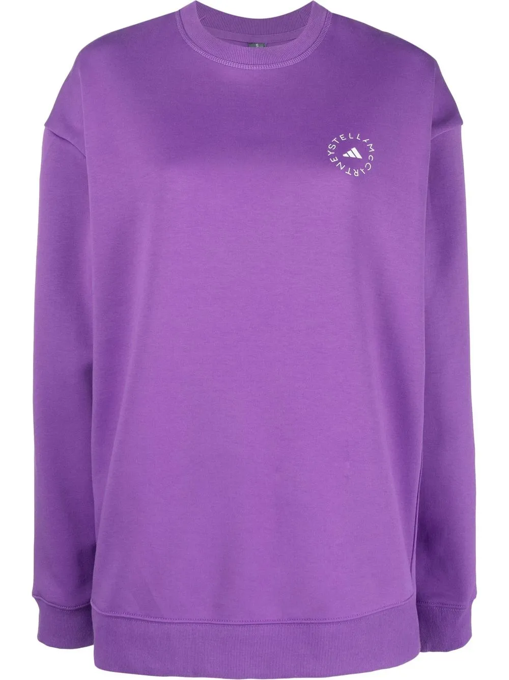 

adidas by Stella McCartney logo-print sweatshirt - Purple