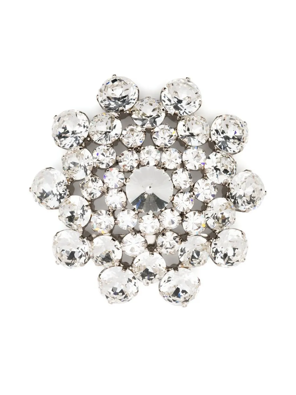 

Paco Rabanne crystal-embellished brooch - Silver