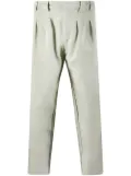 RTA Manollo pleated tapered trousers - Green