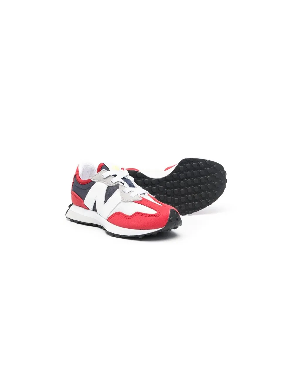 New Balance Kids 327 sneakers met colourblocking - Rood