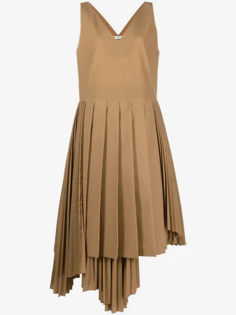 QUIRA vestido sin mangas con dobladillo asimétrico