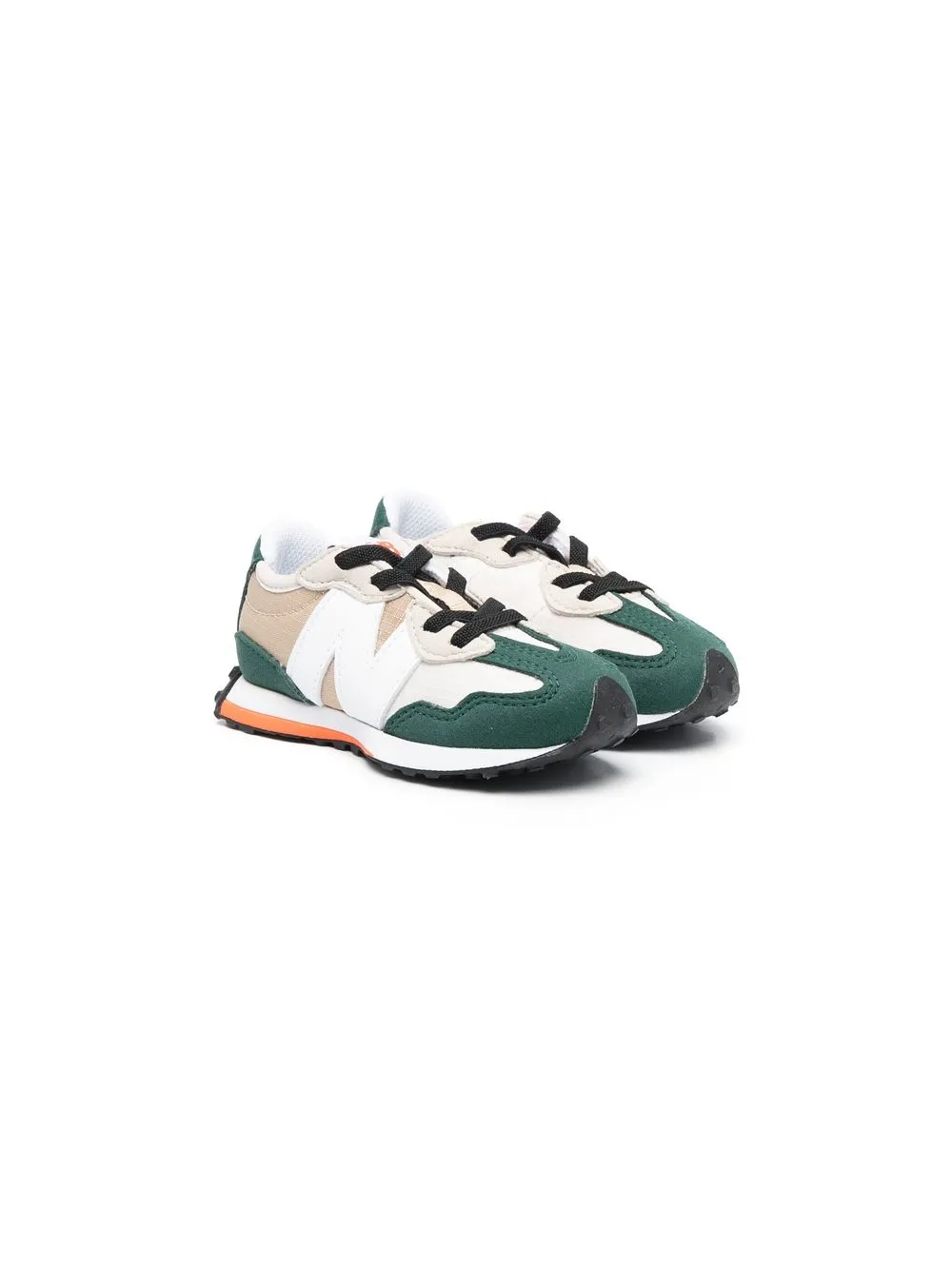 

New Balance Kids 327 colour-block sneakers - Green
