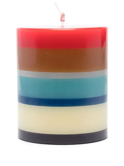 Missoni Home single-wick striped candle