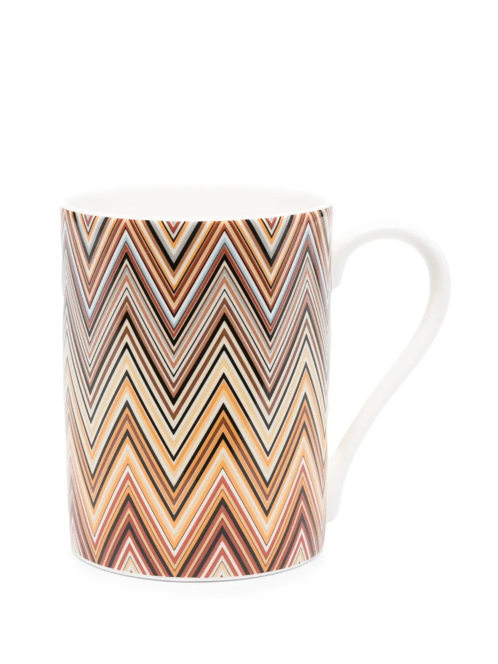 Missoni Home Mok met zigzag print - Wit