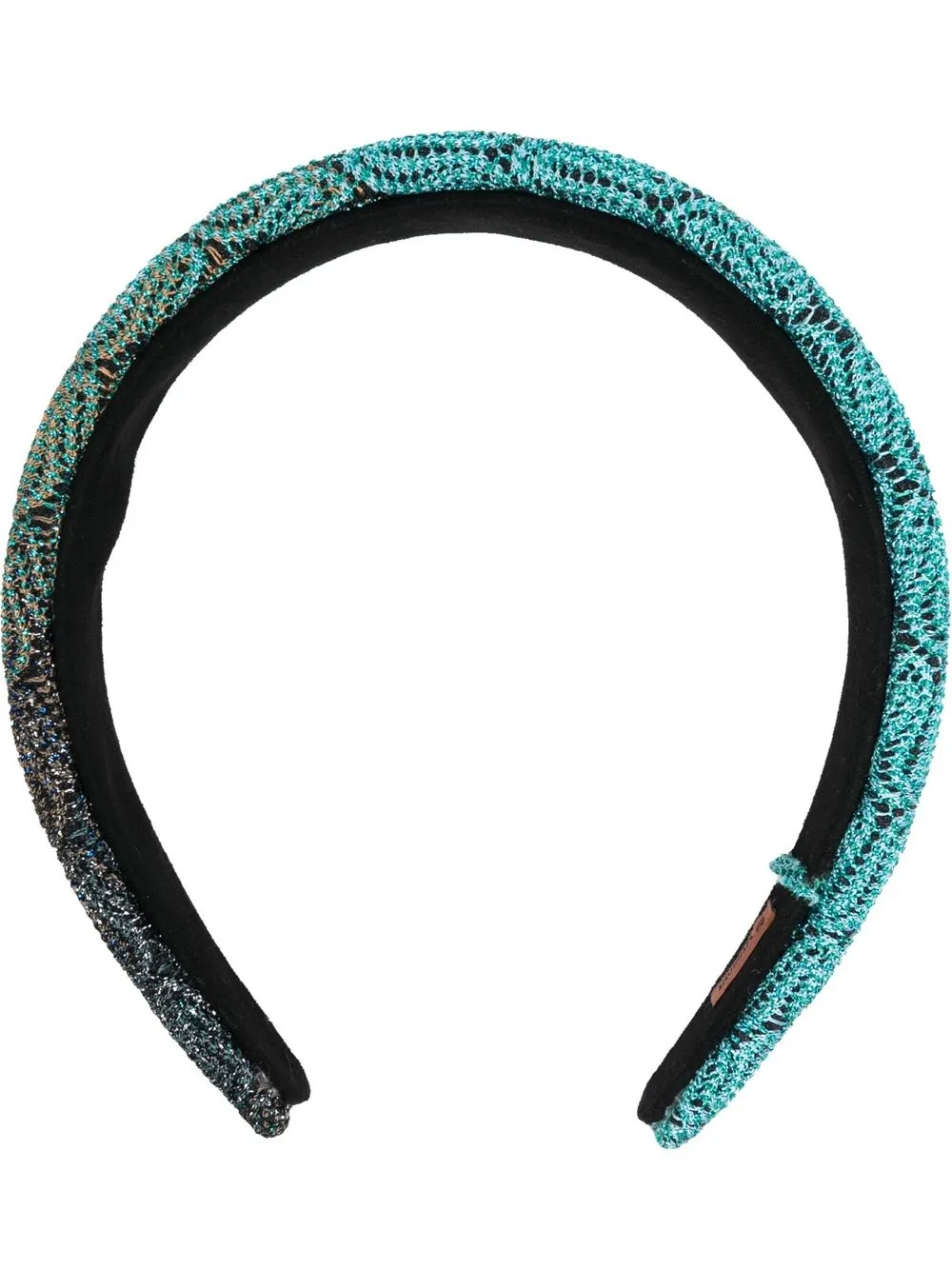 

Missoni diadema con detalles de crochet - Azul