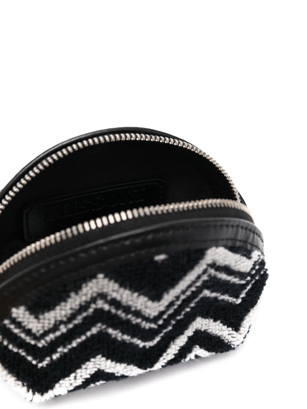 Shop Missoni Zigzag-pattern Cosmetic Bag In Black