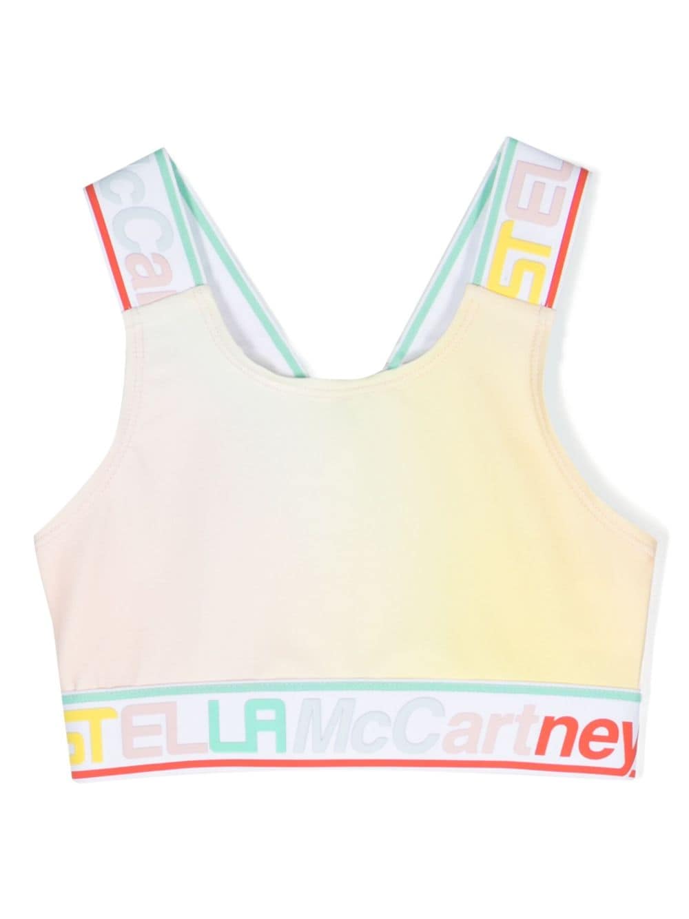 Image 1 of Stella McCartney Kids logo-tape sports bra