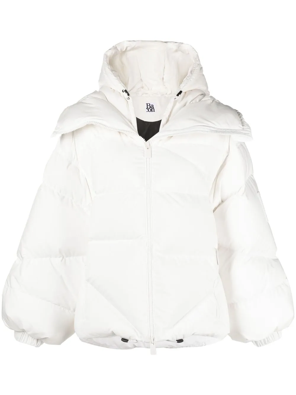 

Bacon feather-down puffer jacket - White