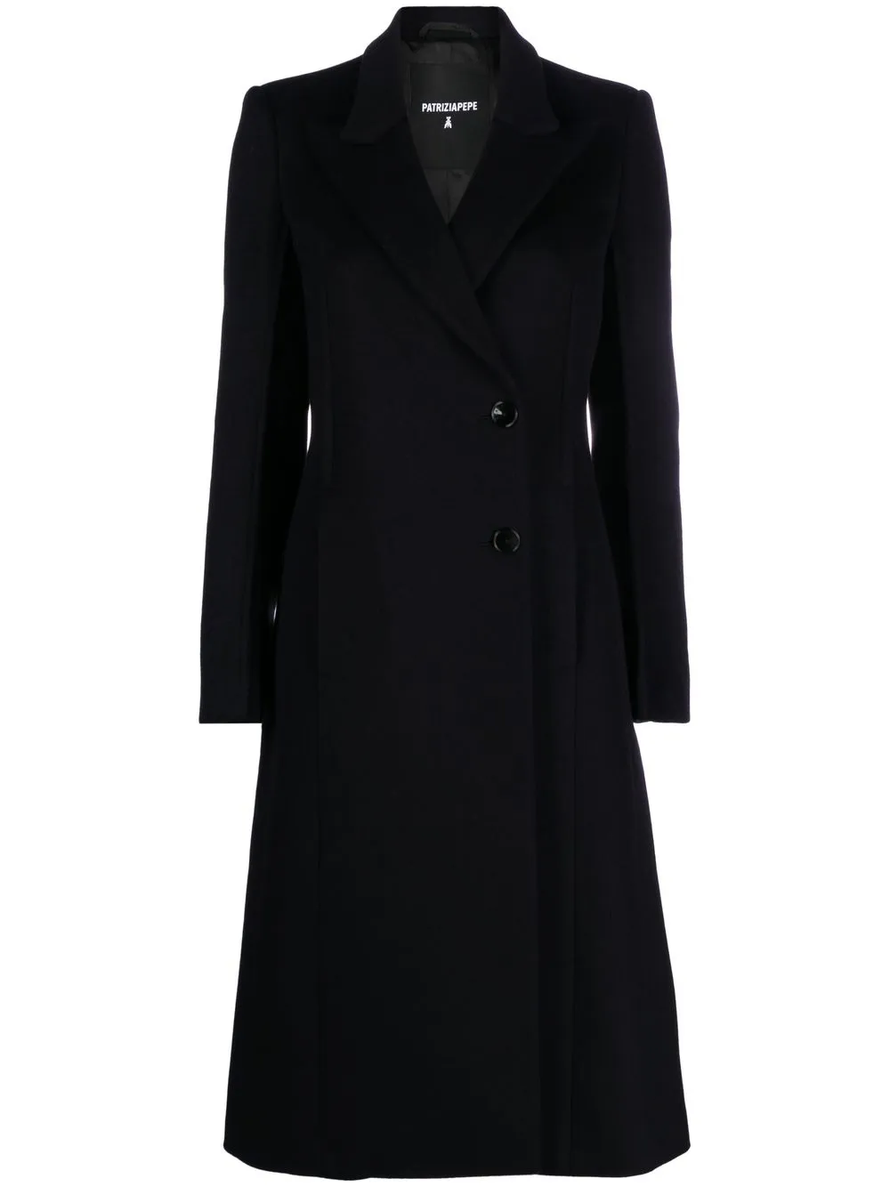 

Patrizia Pepe double-breasted tailored coat - Black