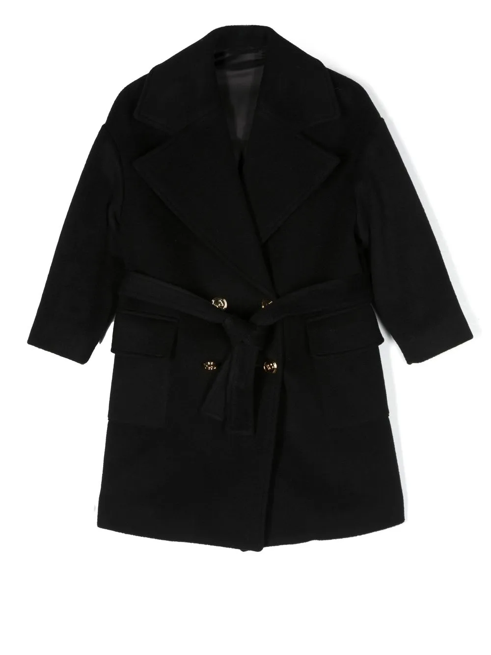 

Balmain Kids double-breasted wool coat - Black