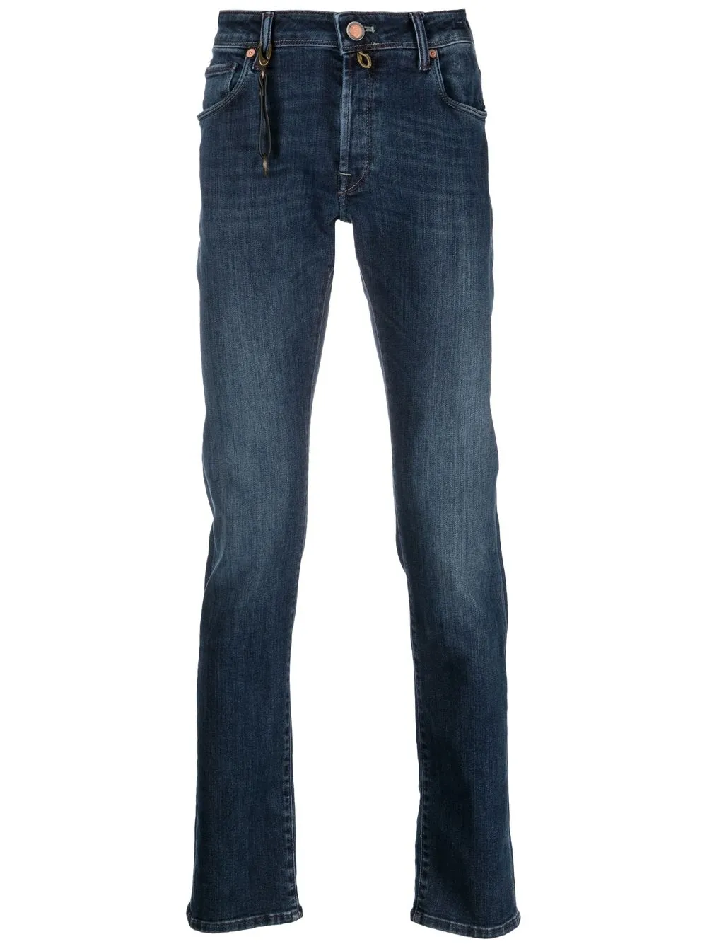 

Incotex mid-rise straight leg jeans - Blue