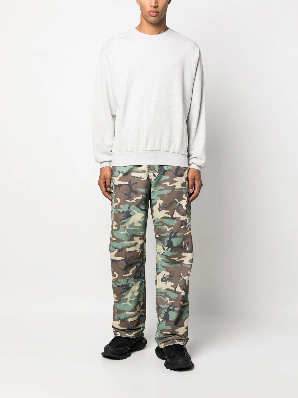 ERL Gerade Cargohose mit Camouflage-Print | Gerade Hosen | Image 2