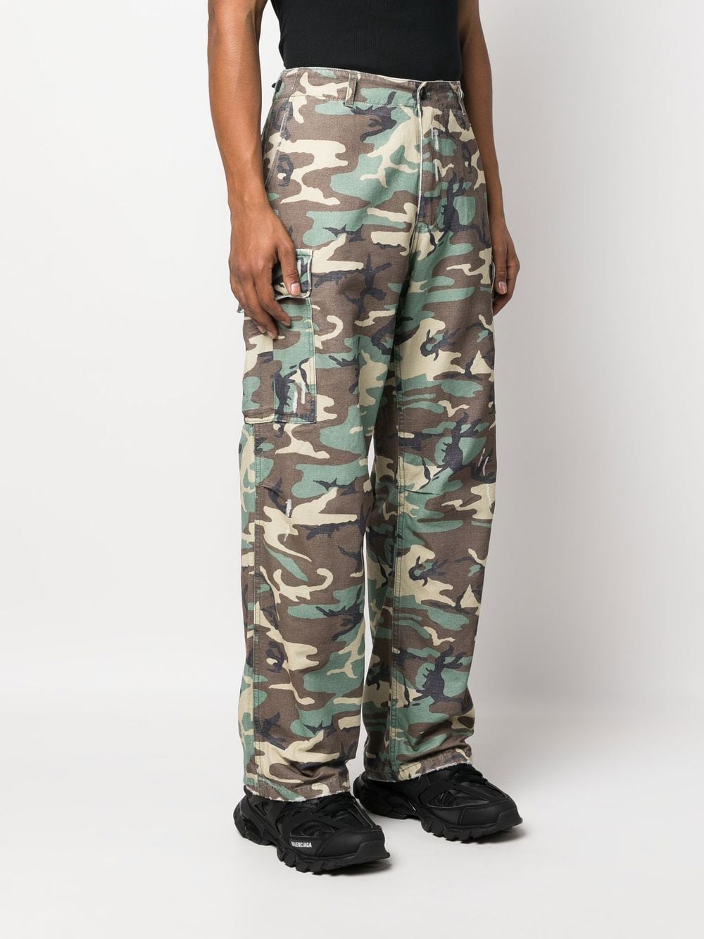 ERL Camouflage straight-leg Cargo Trousers - Farfetch
