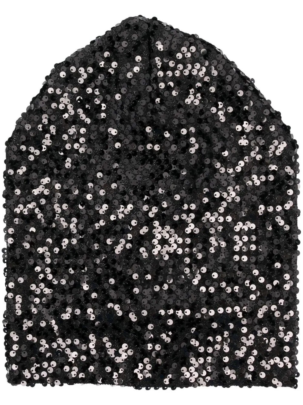 

Seventy sequin embellished beanie hat - Black
