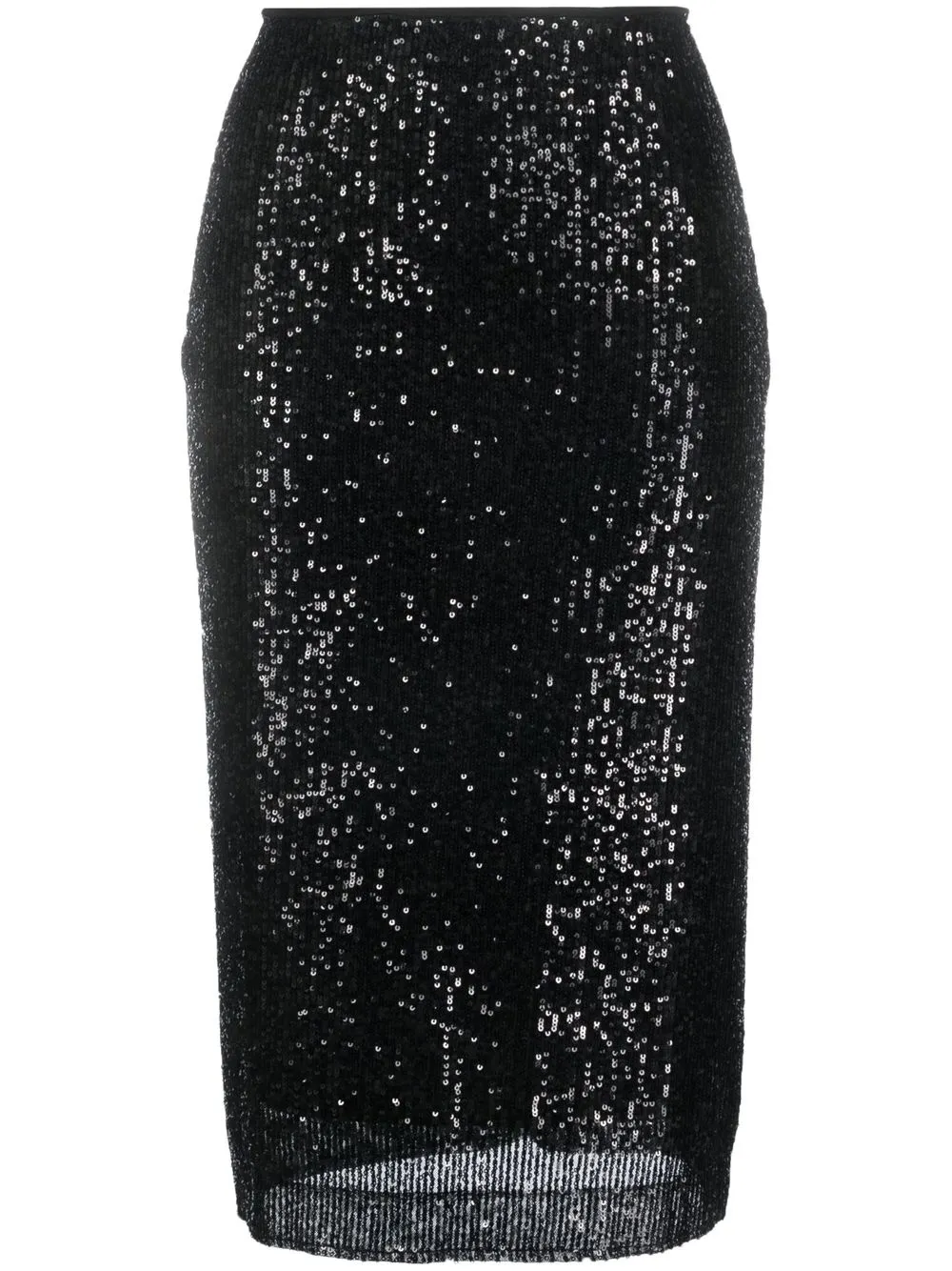 

Seventy sequin-embellished midi skirt - Black