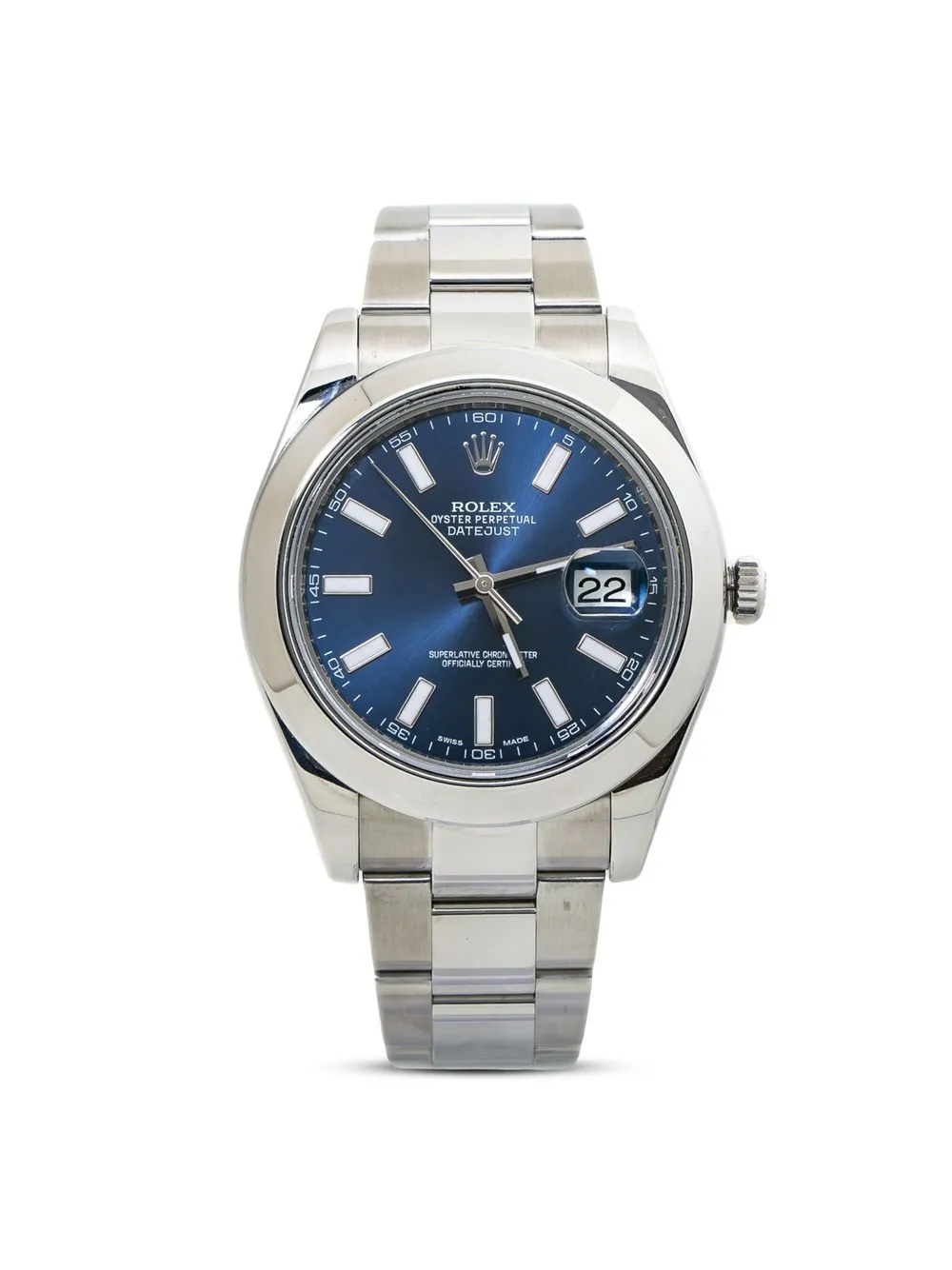 

Rolex 2014 pre-owned Datejust 41mm - Blue