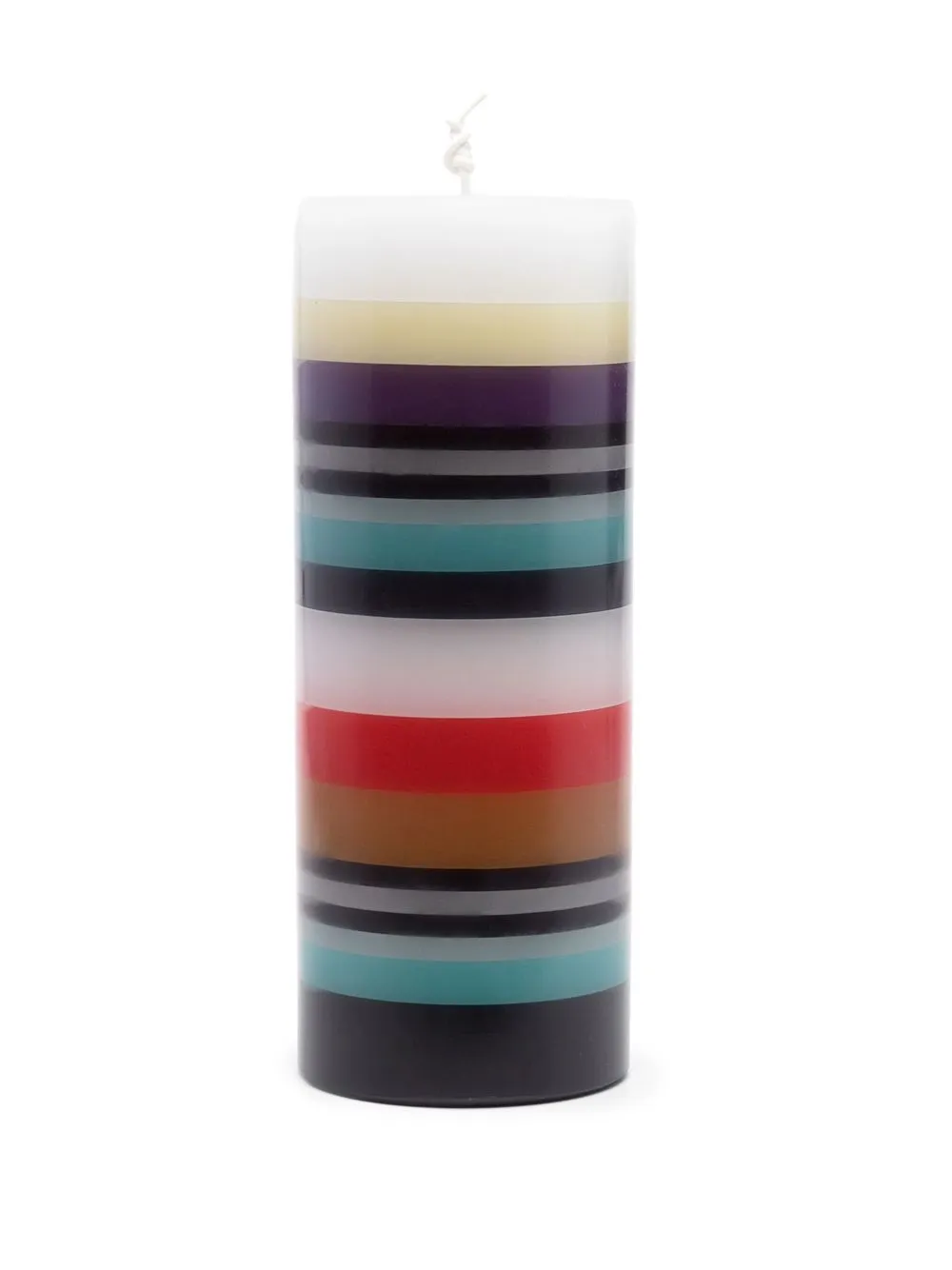 Missoni Striped Single-wick Candle In Blue