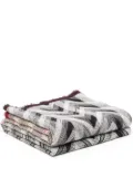 Missoni Home striped knitted blanket - Black