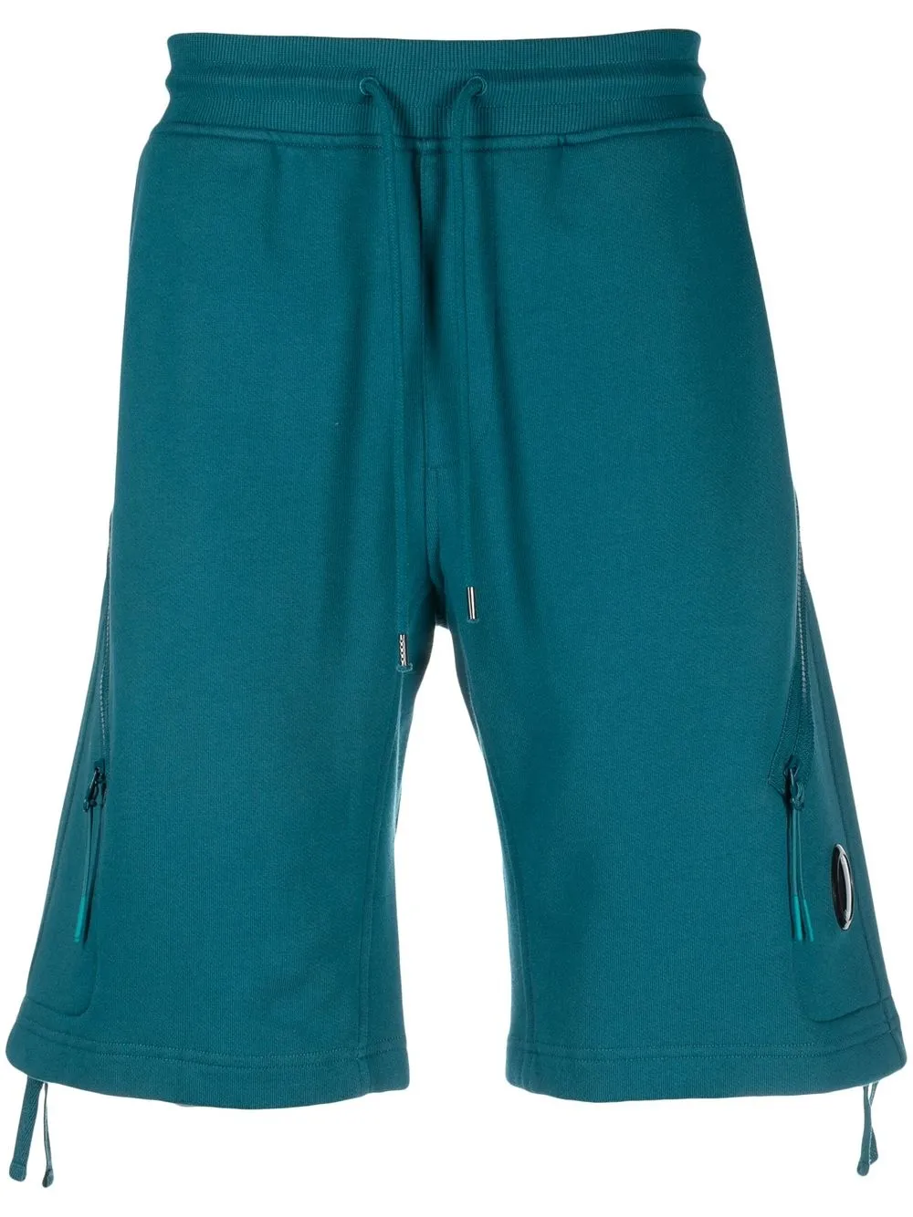 

C.P. Company logo-patch track shorts - Blue