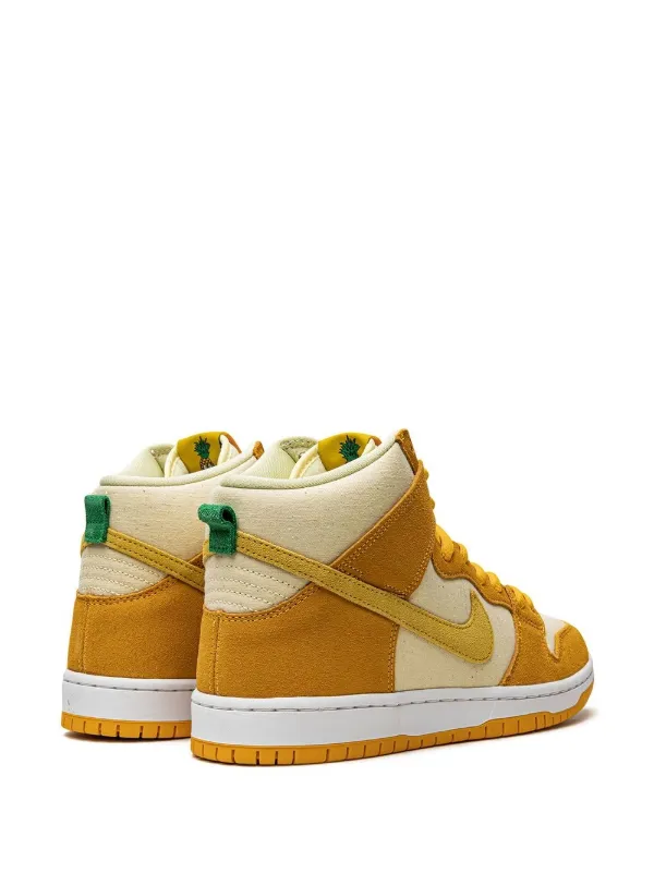 Nike SB Dunk High Pineapple (skated) 