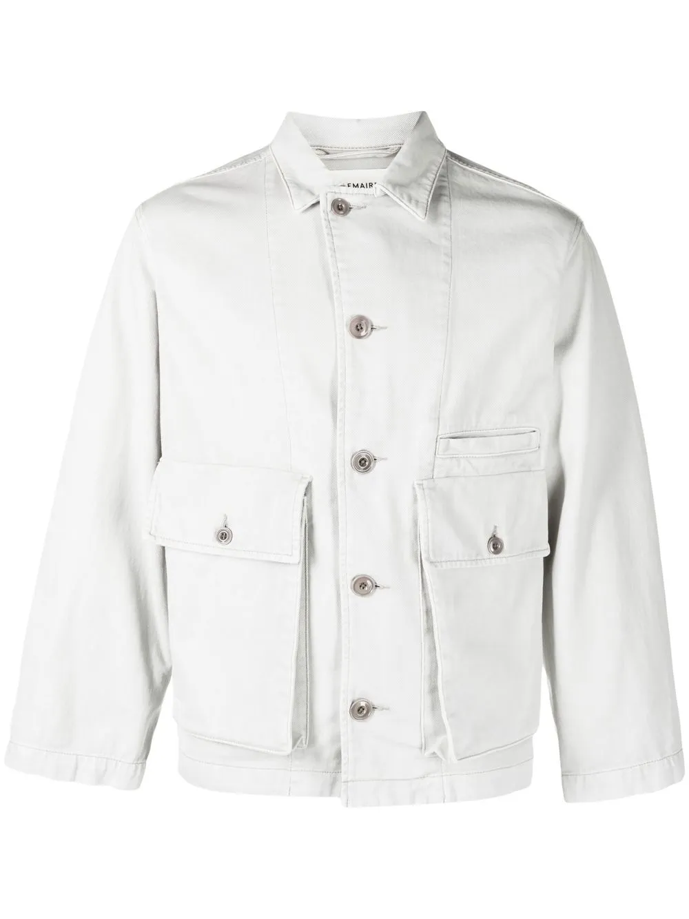 

Lemaire buttoned denim jacket - Grey