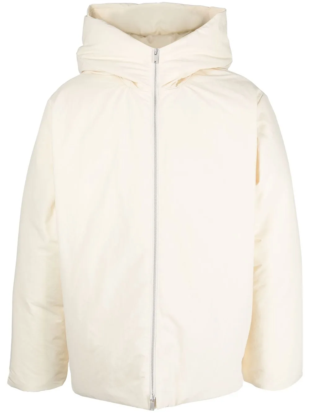 

Jil Sander padded-design hooded coat - Neutrals