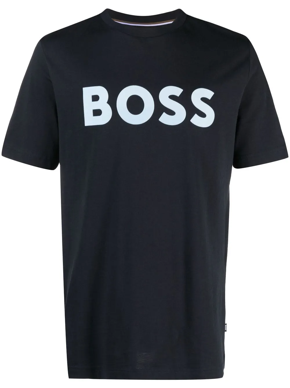 

BOSS logo-print T-shirt - Blue