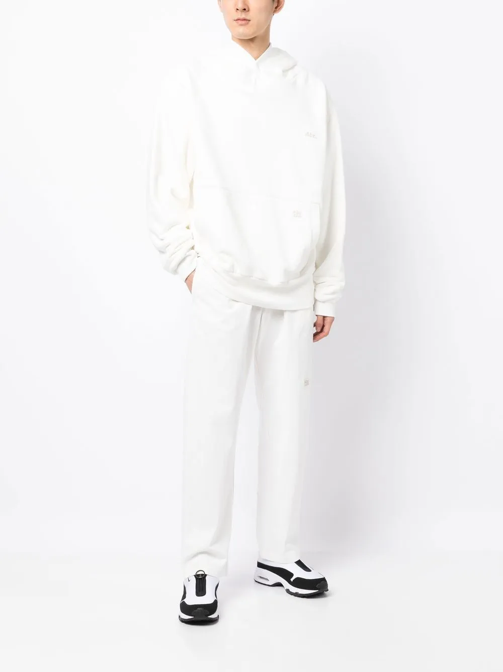 Advisory Board Crystals Hoodie met kraag - Wit