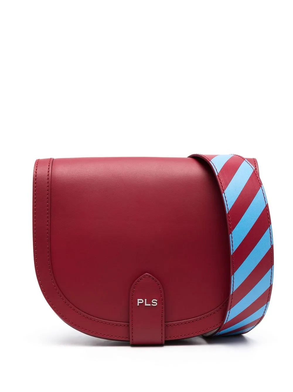 

Philosophy Di Lorenzo Serafini logo-plaque leather shoulder bag - Red