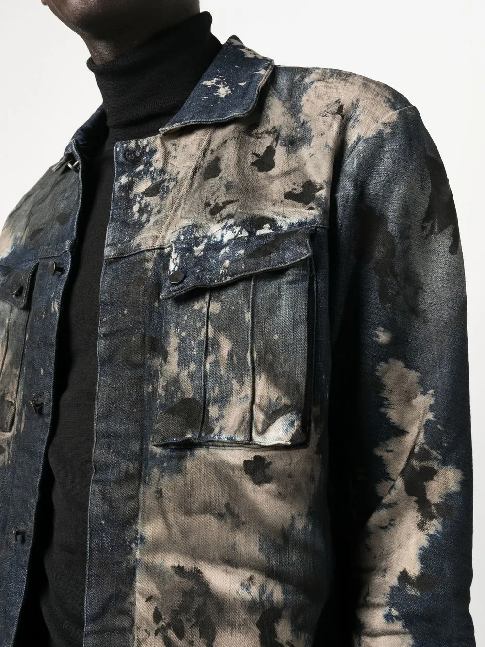 Balenciaga camouflage-print Denim Jacket - Farfetch