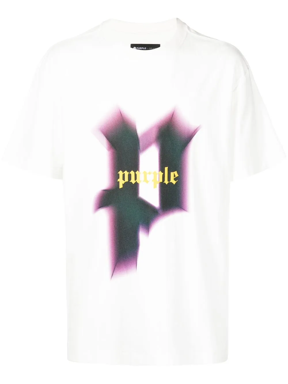 

Purple Brand logo-print cotton T-Shirt - White